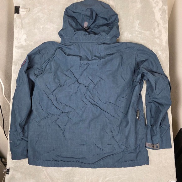 Columbia Titanium Interchange Ski Jacket Omni-Tech Mens XL Blue Gray - Picture 8 of 16